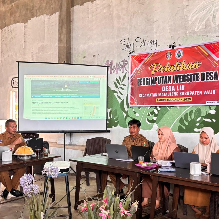 Pelatihan Penginputan Website Desa